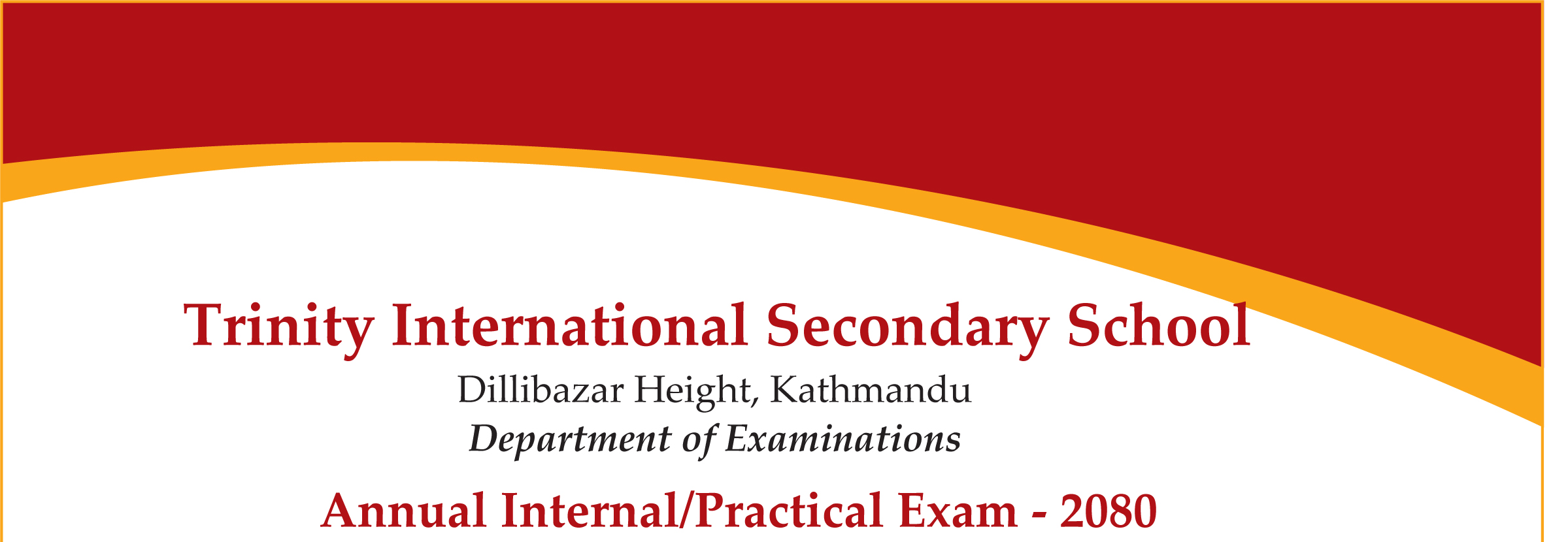 Annual Internal Practical Exam - 2080